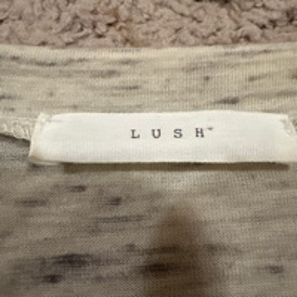 Women's Lush Top Size L Gray and Black - Picture 2 of 8